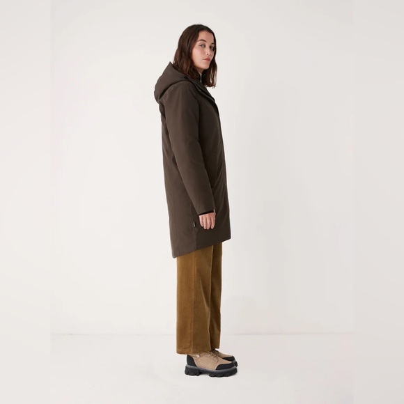 NWT Frank & Oak // The Capital Parka in Espresso Brown – Extra Small - Picture 10 of 12